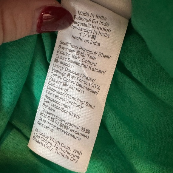 J. Crew Green Floral Women's Skirt size XS - Picture 7 of 9